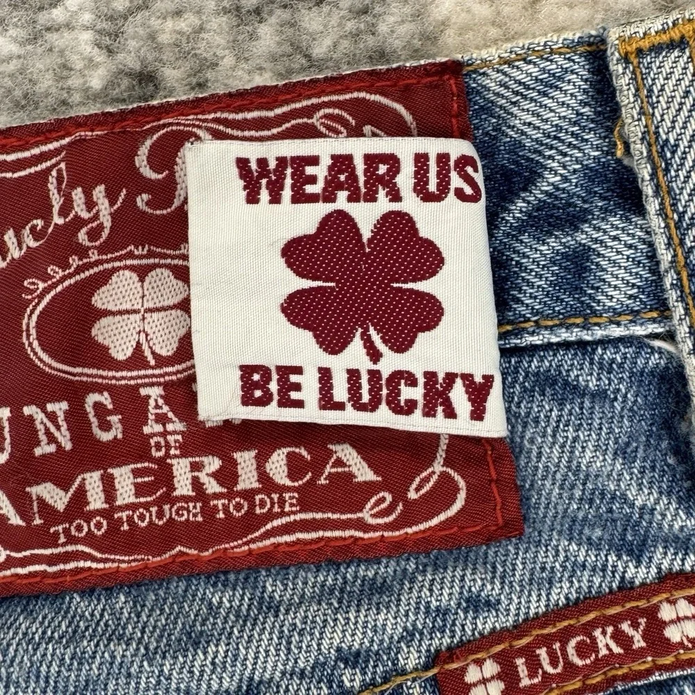 Vintage Lucky Brand Red Label Dungarees Relaxed Fit Denim USA Size 31x32